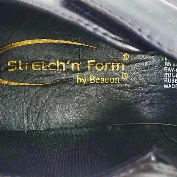 Stretch'n Form by Beacon Adjustable Strap Black Women Comfort Shoes Size 6W New - Picture 12 of 12